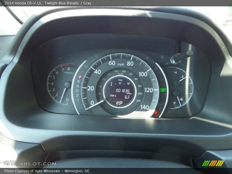 Twilight Blue Metallic / Gray 2014 Honda CR-V LX