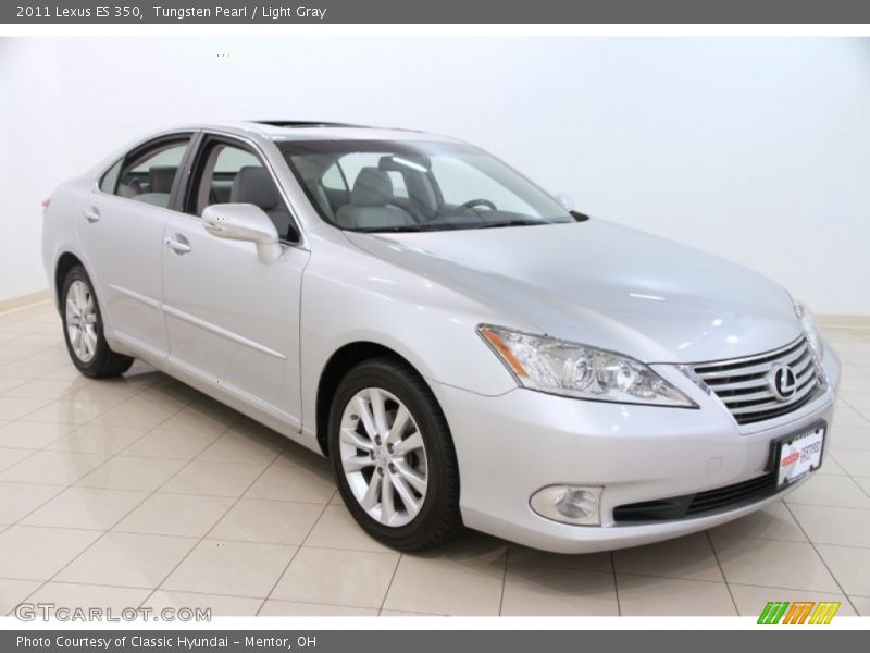 Tungsten Pearl / Light Gray 2011 Lexus ES 350