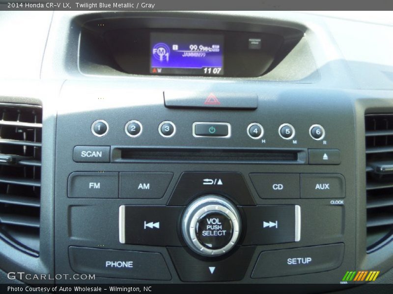 Twilight Blue Metallic / Gray 2014 Honda CR-V LX