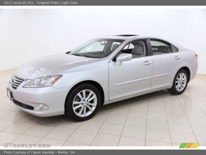 Tungsten Pearl / Light Gray 2011 Lexus ES 350