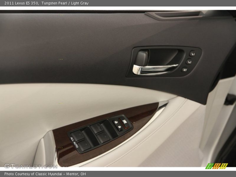 Tungsten Pearl / Light Gray 2011 Lexus ES 350