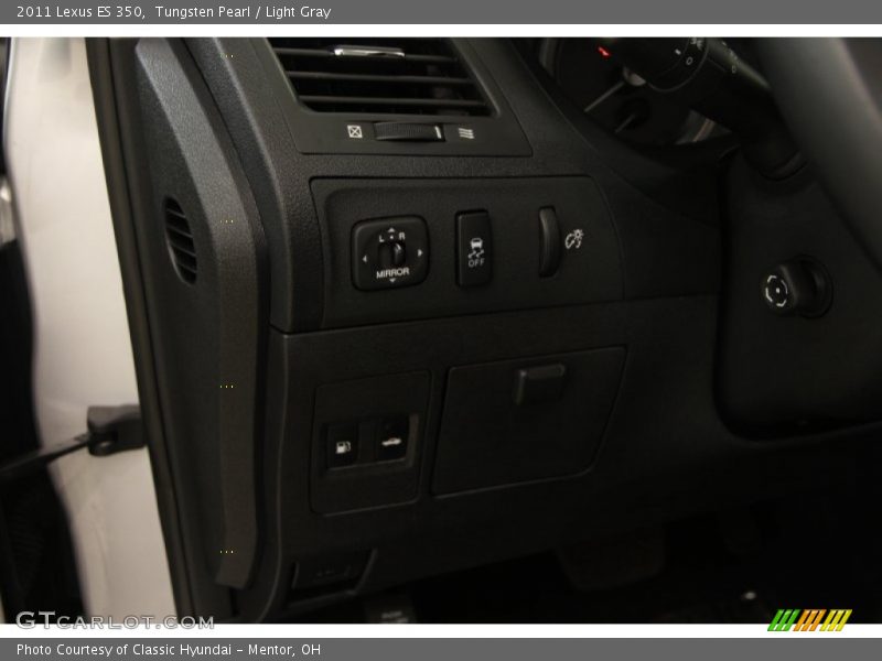 Tungsten Pearl / Light Gray 2011 Lexus ES 350