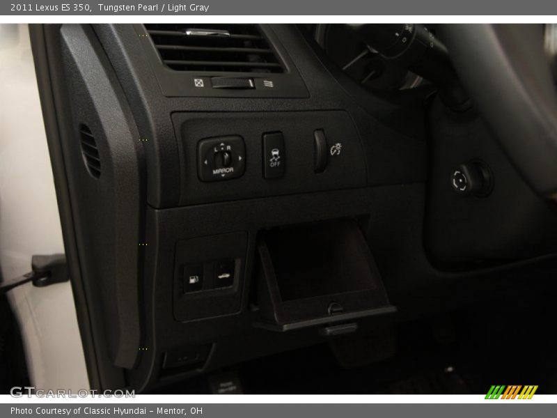 Tungsten Pearl / Light Gray 2011 Lexus ES 350
