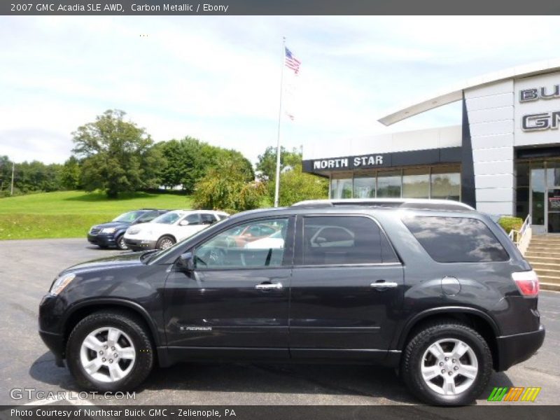 Carbon Metallic / Ebony 2007 GMC Acadia SLE AWD