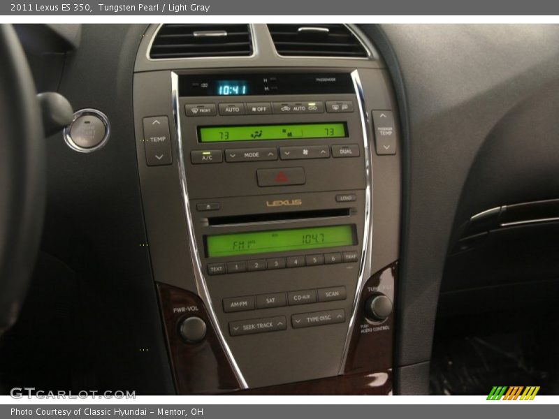 Tungsten Pearl / Light Gray 2011 Lexus ES 350