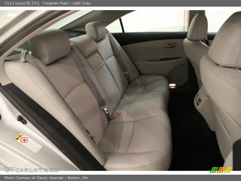 Tungsten Pearl / Light Gray 2011 Lexus ES 350