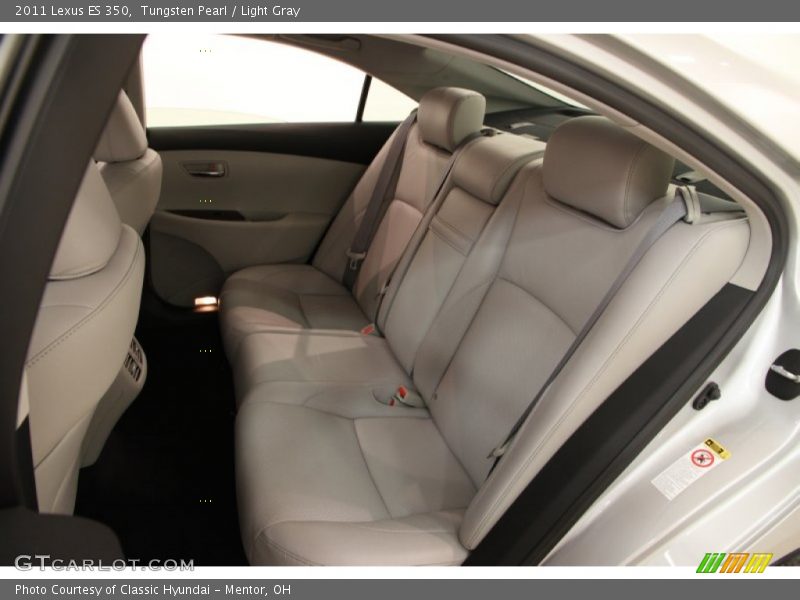 Tungsten Pearl / Light Gray 2011 Lexus ES 350