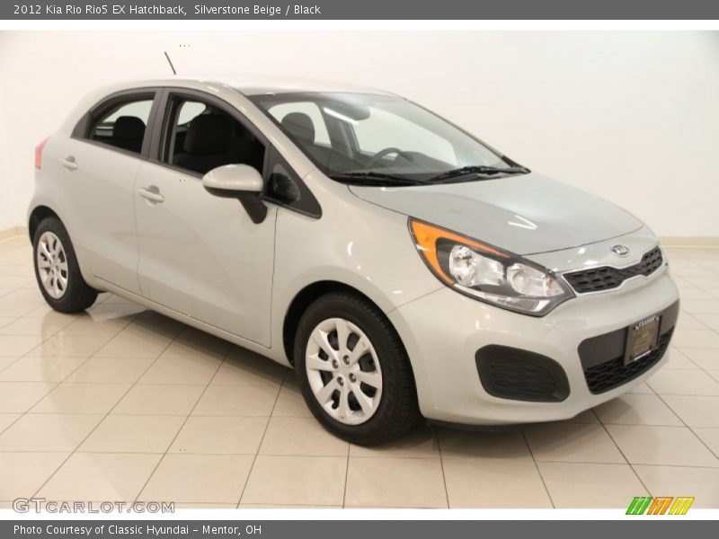 Silverstone Beige / Black 2012 Kia Rio Rio5 EX Hatchback