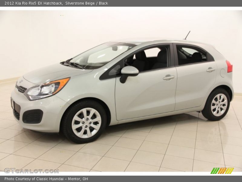 Silverstone Beige / Black 2012 Kia Rio Rio5 EX Hatchback