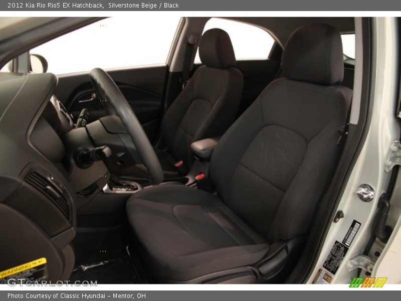 Silverstone Beige / Black 2012 Kia Rio Rio5 EX Hatchback