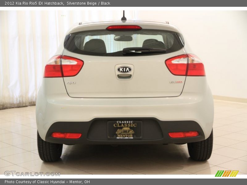 Silverstone Beige / Black 2012 Kia Rio Rio5 EX Hatchback