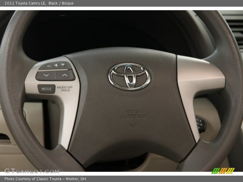 Black / Bisque 2011 Toyota Camry LE