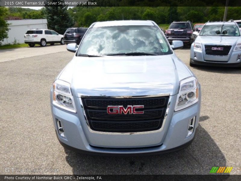 Silver Sky Metallic / Jet Black 2015 GMC Terrain SLE