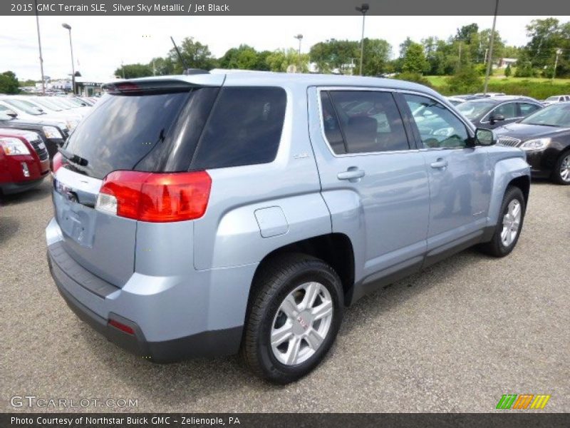 Silver Sky Metallic / Jet Black 2015 GMC Terrain SLE