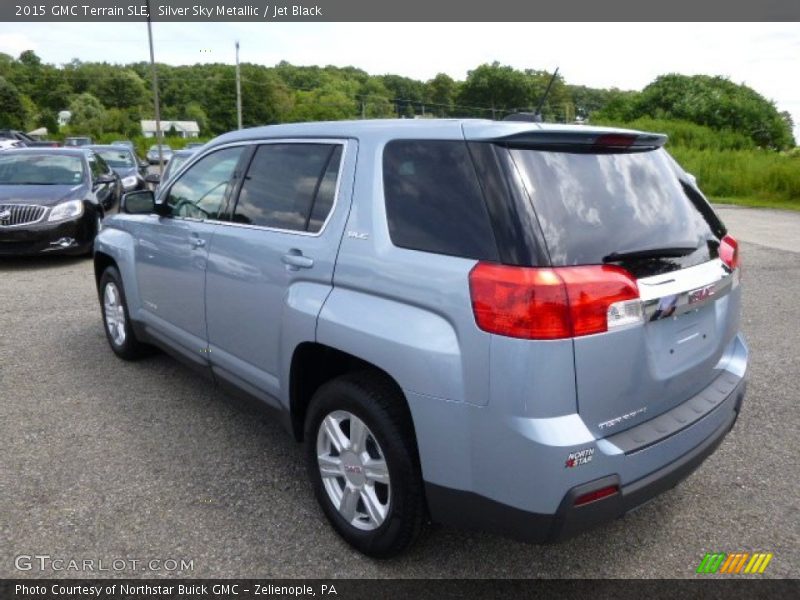 Silver Sky Metallic / Jet Black 2015 GMC Terrain SLE