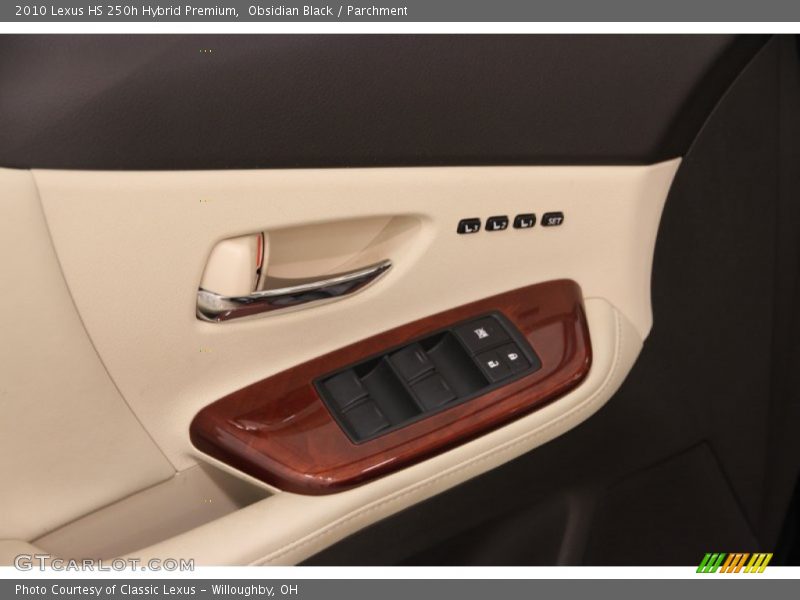 Obsidian Black / Parchment 2010 Lexus HS 250h Hybrid Premium