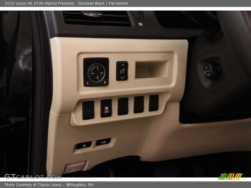 Obsidian Black / Parchment 2010 Lexus HS 250h Hybrid Premium