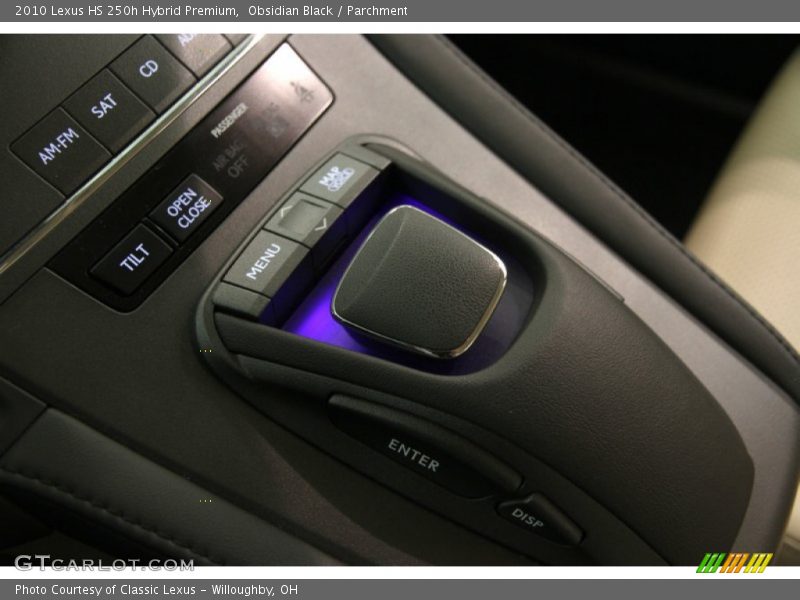 Obsidian Black / Parchment 2010 Lexus HS 250h Hybrid Premium