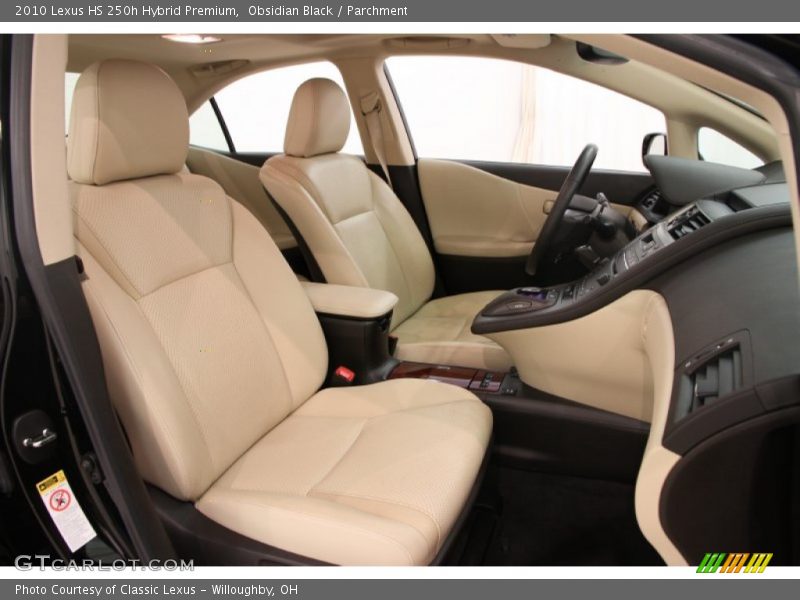 Obsidian Black / Parchment 2010 Lexus HS 250h Hybrid Premium