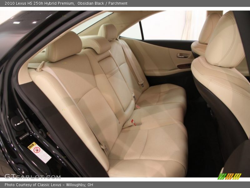 Obsidian Black / Parchment 2010 Lexus HS 250h Hybrid Premium