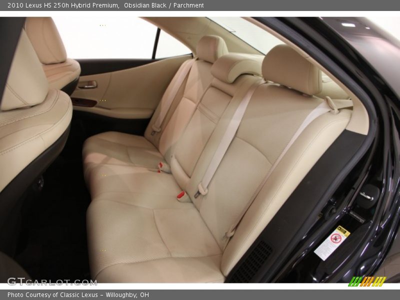 Obsidian Black / Parchment 2010 Lexus HS 250h Hybrid Premium