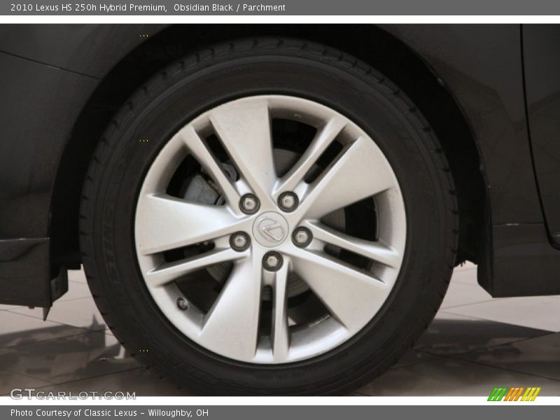 Obsidian Black / Parchment 2010 Lexus HS 250h Hybrid Premium