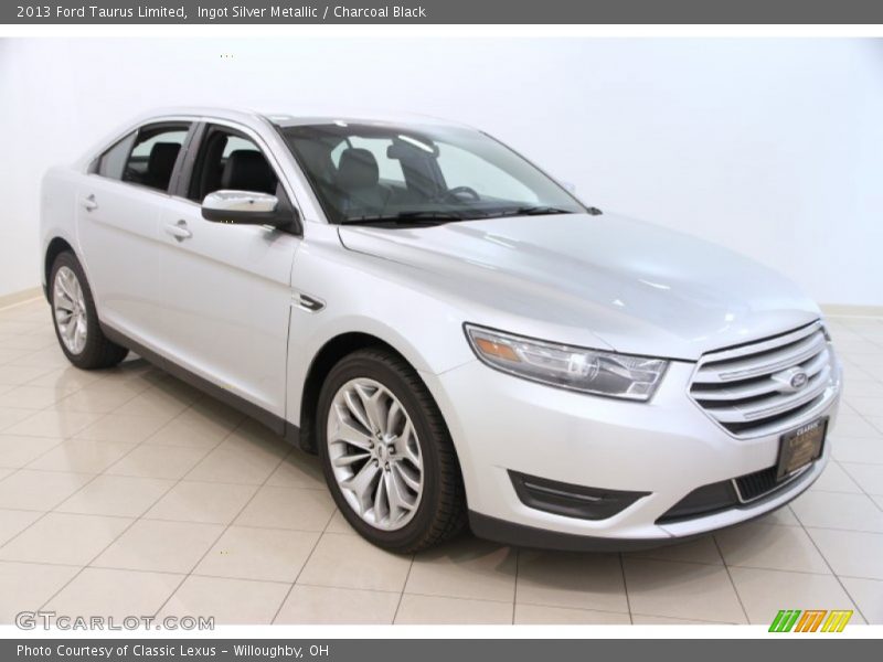 Ingot Silver Metallic / Charcoal Black 2013 Ford Taurus Limited