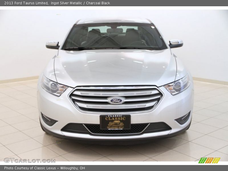 Ingot Silver Metallic / Charcoal Black 2013 Ford Taurus Limited