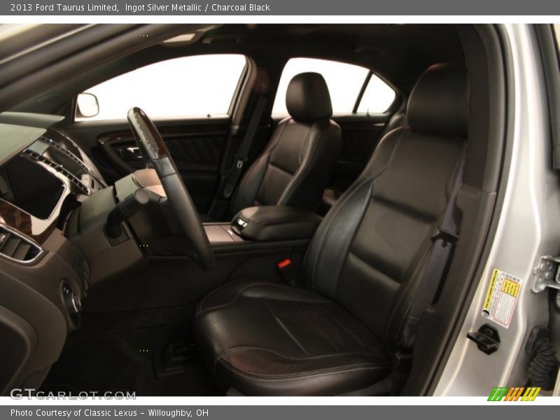 Ingot Silver Metallic / Charcoal Black 2013 Ford Taurus Limited