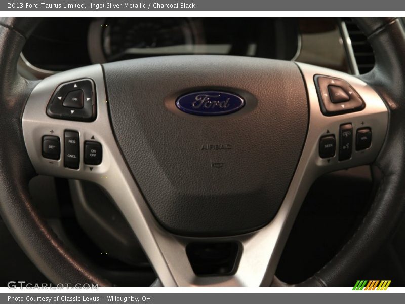 Ingot Silver Metallic / Charcoal Black 2013 Ford Taurus Limited