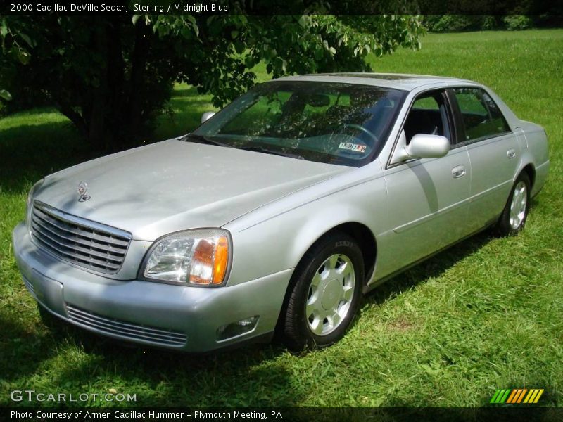 Sterling / Midnight Blue 2000 Cadillac DeVille Sedan