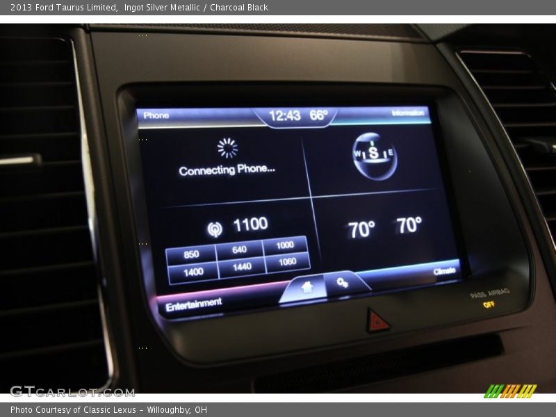 Ingot Silver Metallic / Charcoal Black 2013 Ford Taurus Limited