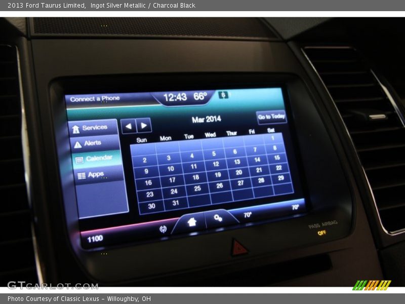 Ingot Silver Metallic / Charcoal Black 2013 Ford Taurus Limited