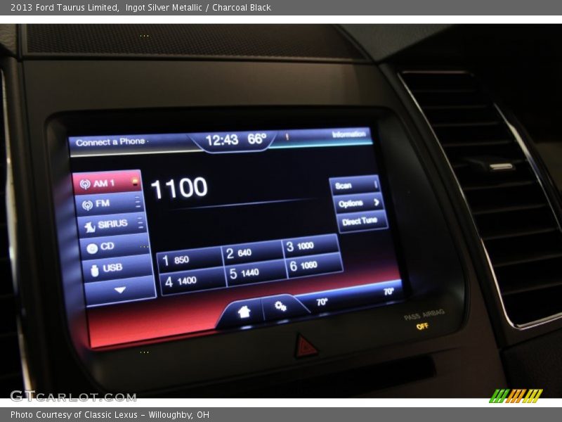 Ingot Silver Metallic / Charcoal Black 2013 Ford Taurus Limited