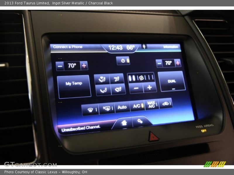 Ingot Silver Metallic / Charcoal Black 2013 Ford Taurus Limited