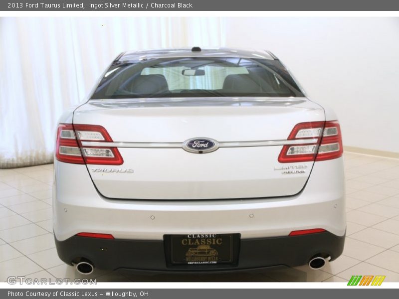 Ingot Silver Metallic / Charcoal Black 2013 Ford Taurus Limited
