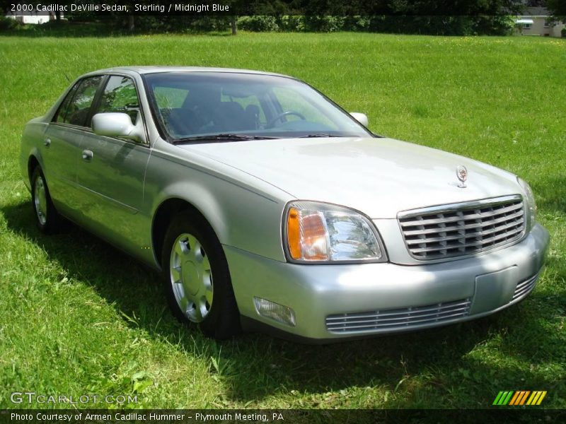 Sterling / Midnight Blue 2000 Cadillac DeVille Sedan