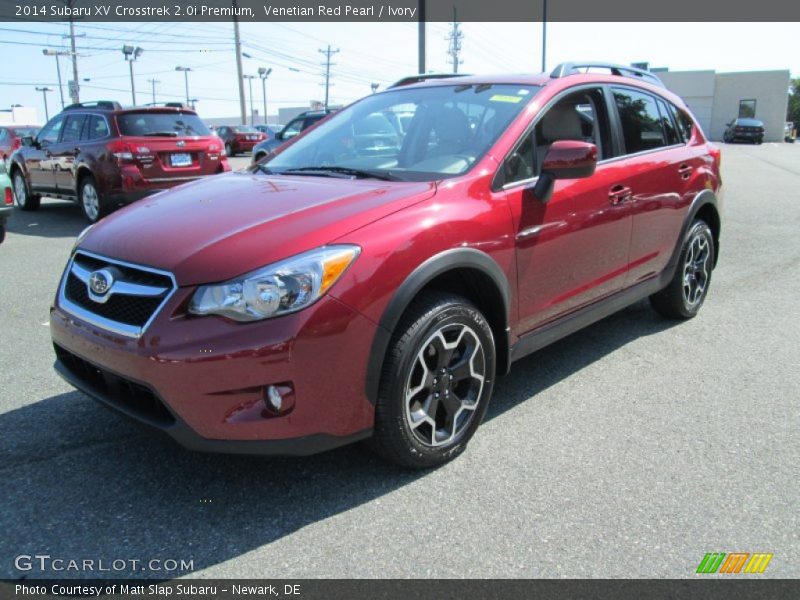 Venetian Red Pearl / Ivory 2014 Subaru XV Crosstrek 2.0i Premium