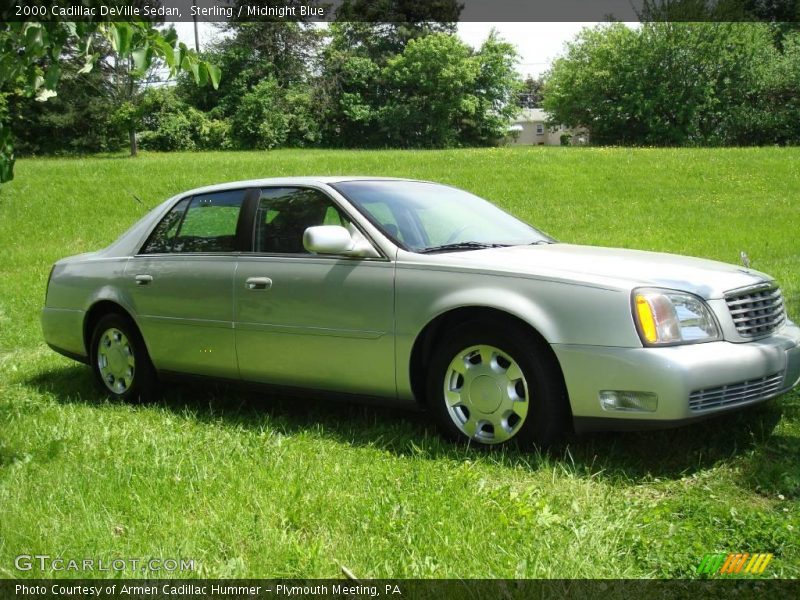 Sterling / Midnight Blue 2000 Cadillac DeVille Sedan