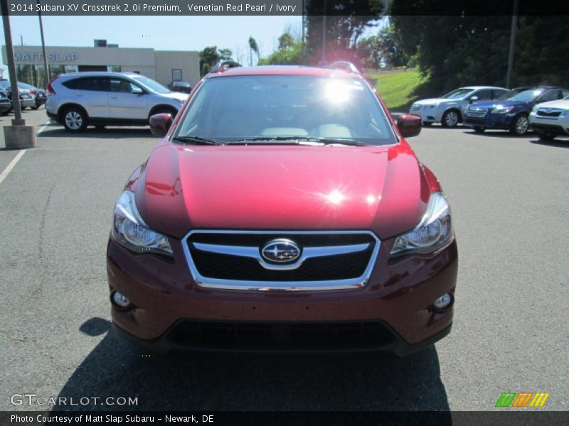 Venetian Red Pearl / Ivory 2014 Subaru XV Crosstrek 2.0i Premium