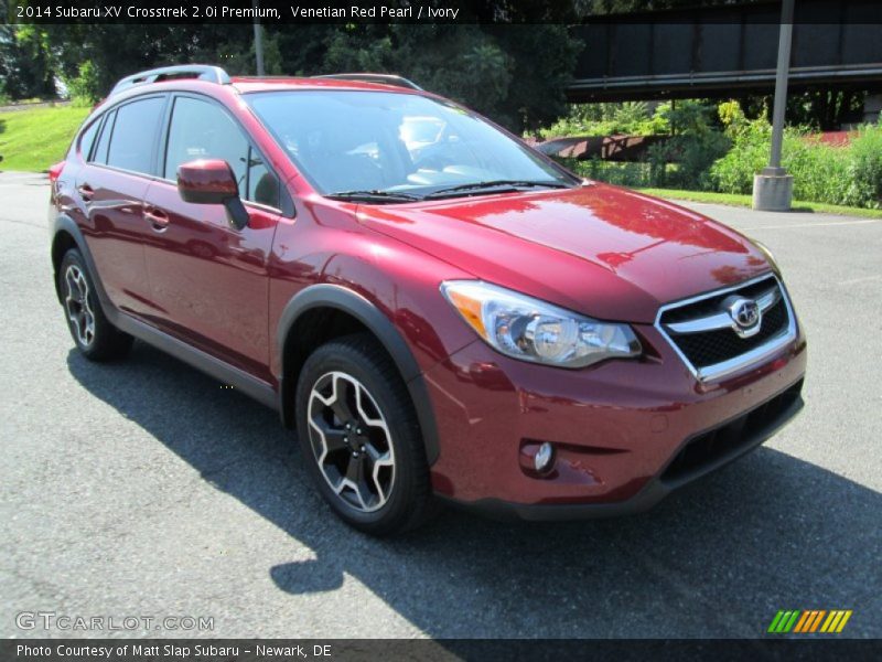 Venetian Red Pearl / Ivory 2014 Subaru XV Crosstrek 2.0i Premium