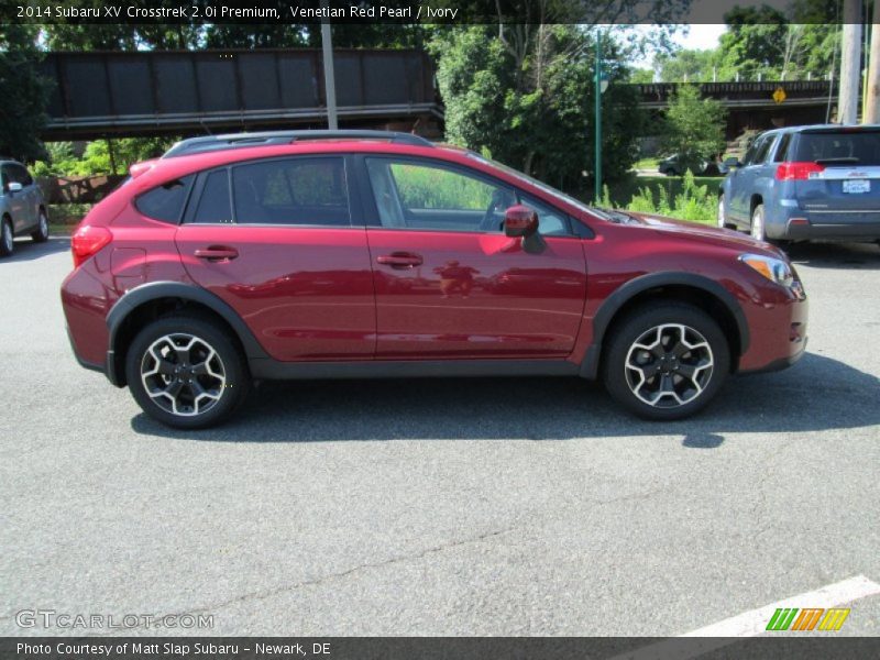 Venetian Red Pearl / Ivory 2014 Subaru XV Crosstrek 2.0i Premium