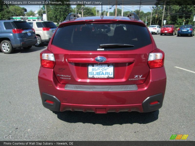 Venetian Red Pearl / Ivory 2014 Subaru XV Crosstrek 2.0i Premium
