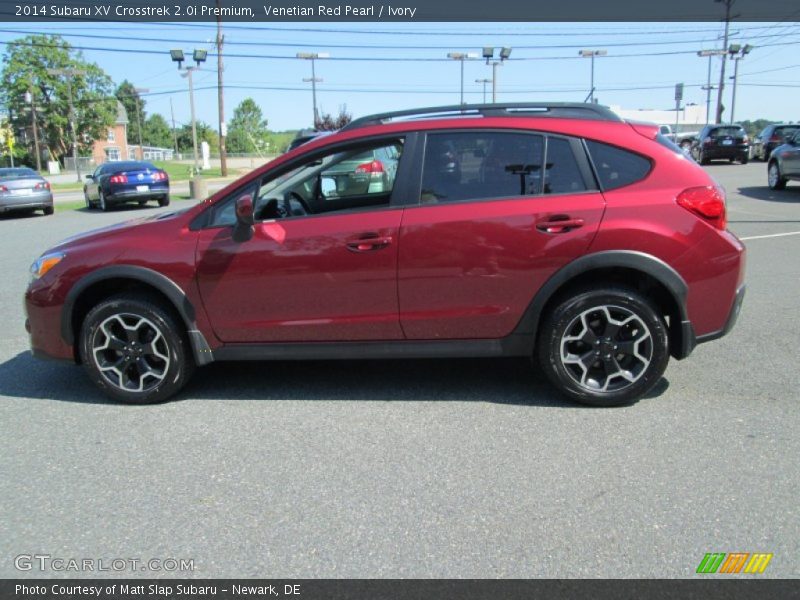 Venetian Red Pearl / Ivory 2014 Subaru XV Crosstrek 2.0i Premium