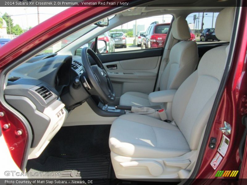 Venetian Red Pearl / Ivory 2014 Subaru XV Crosstrek 2.0i Premium