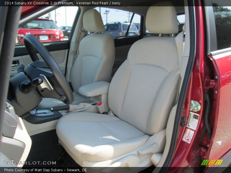 Venetian Red Pearl / Ivory 2014 Subaru XV Crosstrek 2.0i Premium