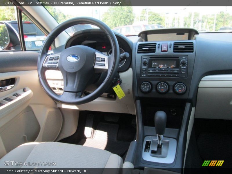 Venetian Red Pearl / Ivory 2014 Subaru XV Crosstrek 2.0i Premium