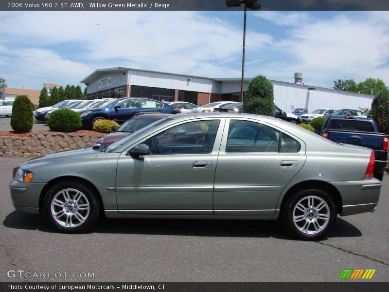 Willow Green Metallic / Beige 2006 Volvo S60 2.5T AWD