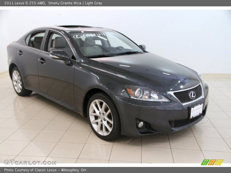 Smoky Granite Mica / Light Gray 2011 Lexus IS 250 AWD