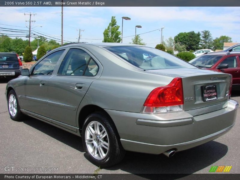 Willow Green Metallic / Beige 2006 Volvo S60 2.5T AWD